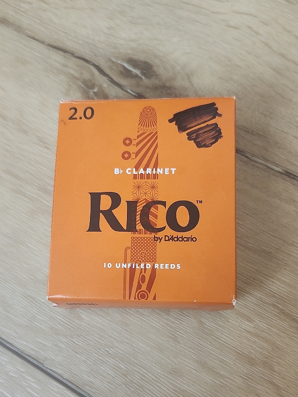 Rico by D'Addario B♭ Clarinet Reeds 2.0 - 7 Of Them